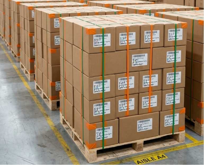 Lotes de producto listos para envío