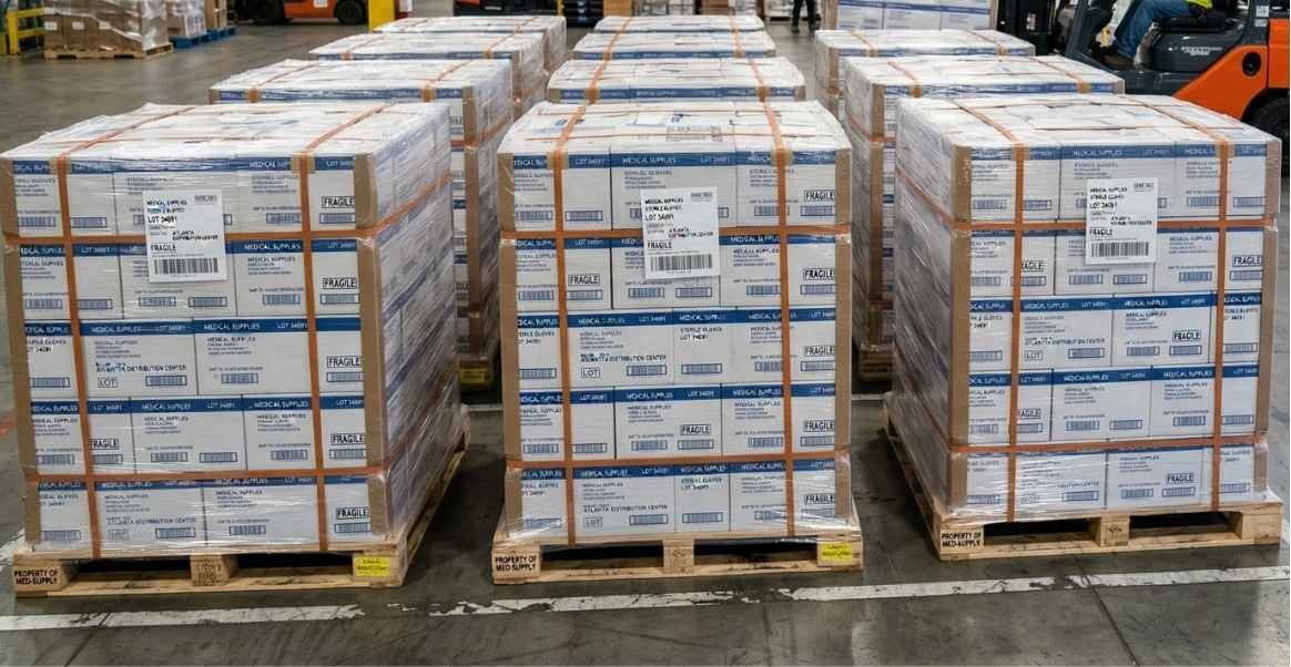 Lotes listos para distribución Moraport